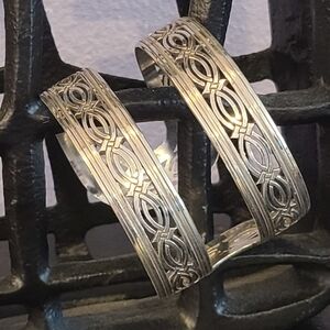 BRIGHTON SILVER Intricate Cuff Bracelets